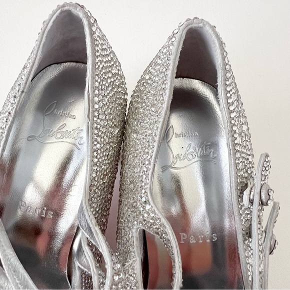 CHRISTIAN LOUBOUTIN | Miss Jane Strass Crystal Embellished Bridal Wedding Pump - Picture 6 of 16